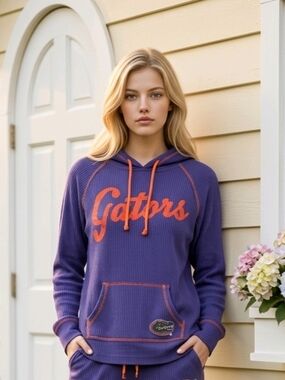 Forida Gators By GIII 4Her Women's Stadium Thermal Blue w/Orange Gators On Front